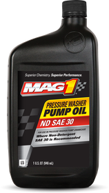 MAG 1® Pressure Washer Pump Oil Front