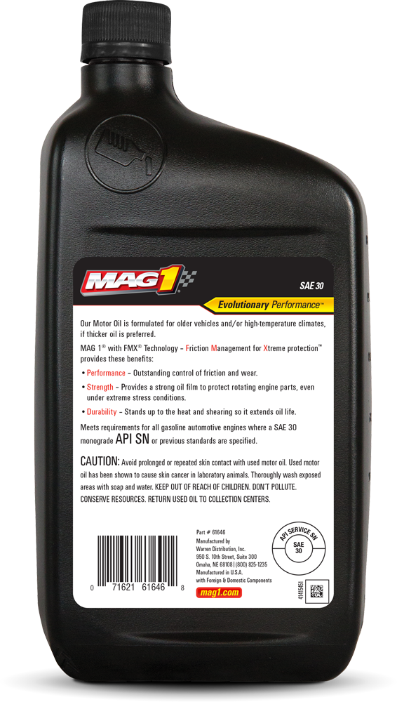 MAG 1® SAE 30 Motor Oil