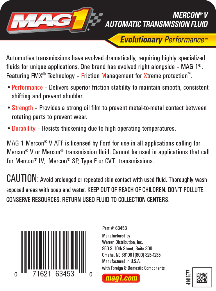 MAG 1® Mercon V Automatic Transmission Fluid